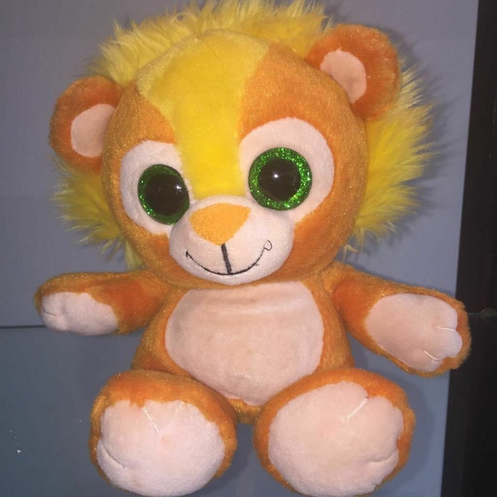 Bauer Nurnberg Germany Stuffed Lion w/Glitter Eyes